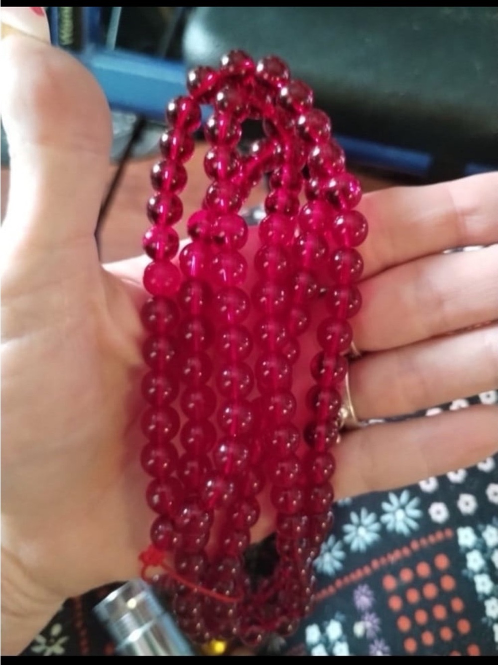 Garnet Meditation Buddha Beads HQ